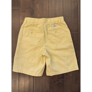 Vineyard Vines Club Shorts Mens Size 28 Yellow Chino Flat Front 9" Inseam‎